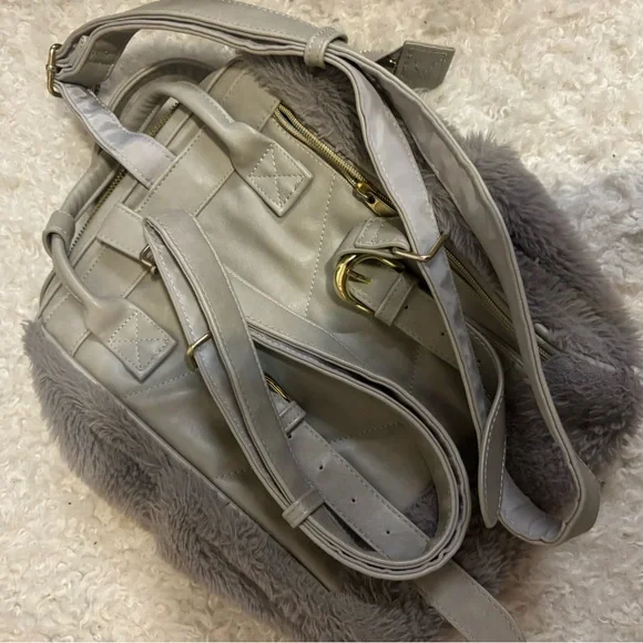 Anello Faux Fur Mini Backpack - Picture 4 of 6